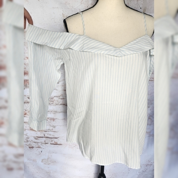 Kori America Off The Shoulder Top Sz L - Picture 2 of 6